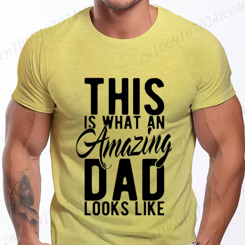 Men's Street T Shirt Best Dad Ever for Amazing Dad