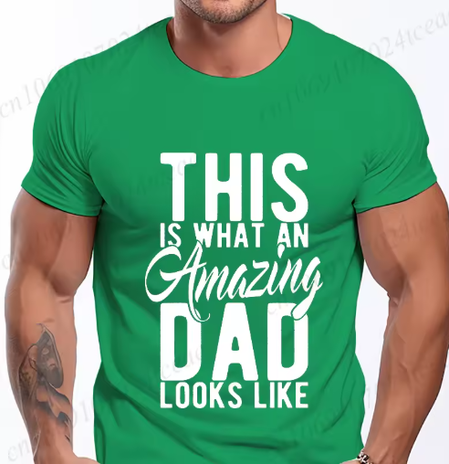 Men's Street T Shirt Best Dad Ever for Amazing Dad