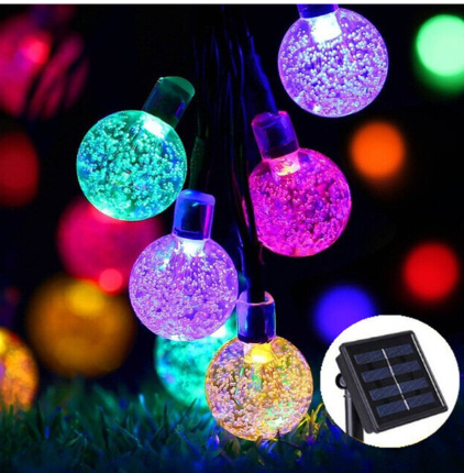 50 LED Crystal ball Solar Lamp