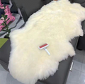 Natural Sheepskin Rug Pelt Soft Fleece Ivory White