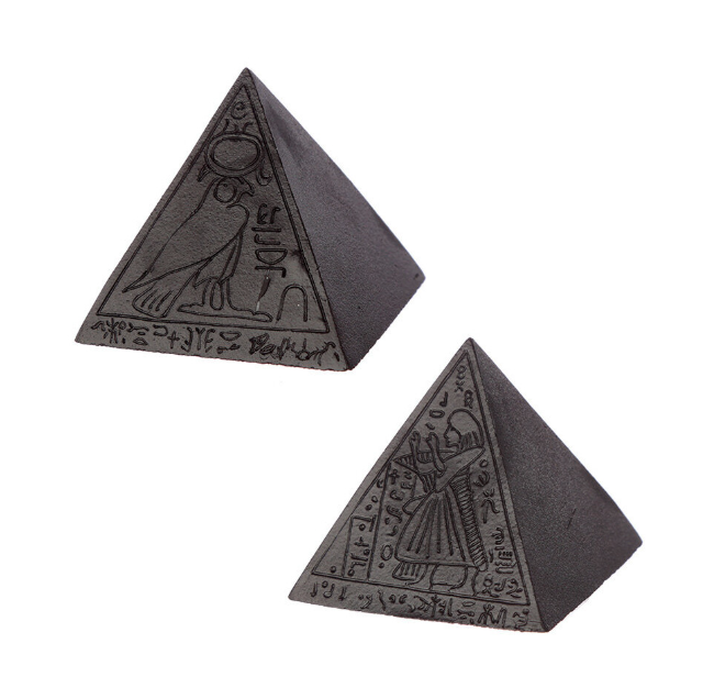 Decorative Black Egyptian Pyramid Ornament