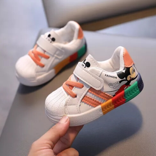 TODDLER BABY BOYS GIRLS CASUAL CARTOON RUNNING SNEAKERS