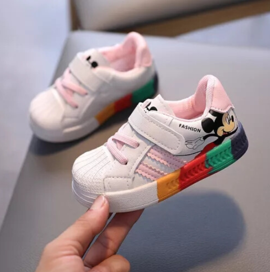 TODDLER BABY BOYS GIRLS CASUAL CARTOON RUNNING SNEAKERS