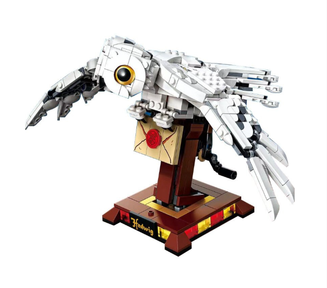 630pcs Harry Potter Owl Hedwig Model Construction Set