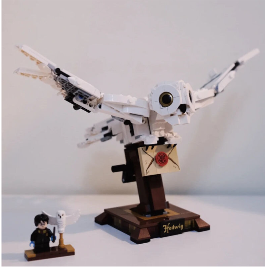 630pcs Harry Potter Owl Hedwig Model Construction Set