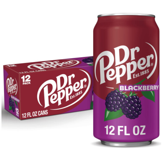 Dr Pepper Blackberry Soda