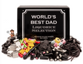 Worlds Best Dad - Retro Liquorice Hamper