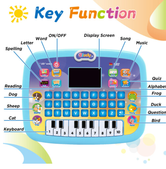 Toddler Tablet Early Learning Educational Toy