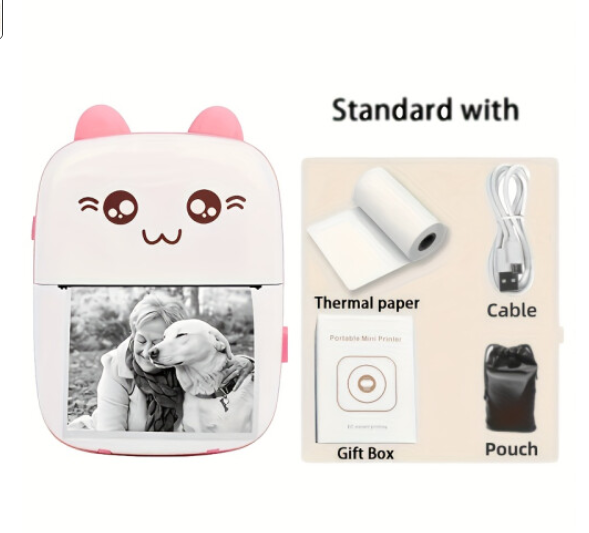 Wireless Mini Photo Printer Label Printer