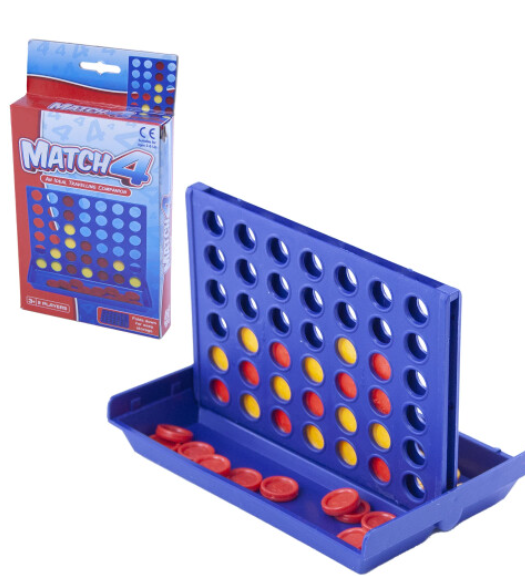 Travel Sized Classic 4 in a Row Game