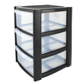 Plastic Storage Drawers Tower Unit