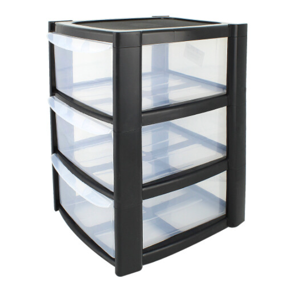 Plastic Storage Drawers Tower Unit