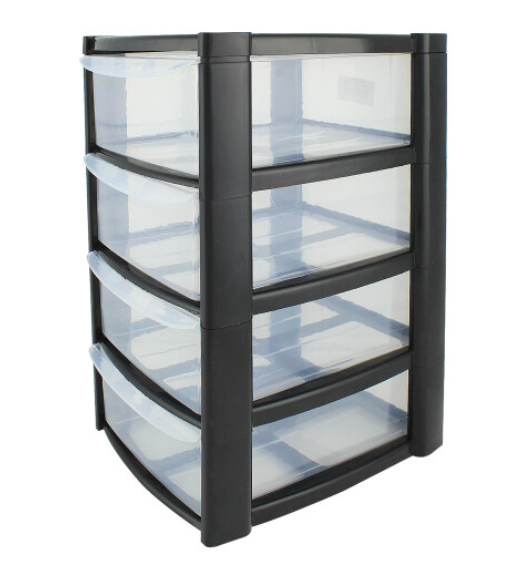 Plastic Storage Drawers Tower Unit