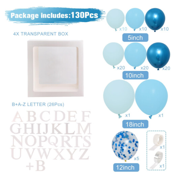 131pcs Baby Shower Decorations