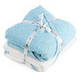 2 x Hooded Baby Towel 100% Cotton Bath Wrap