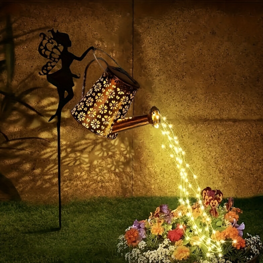 Solar Watering Can Path Lights