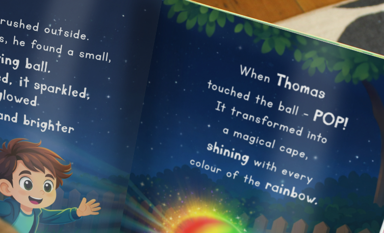 Personalised Starlight Hero Story Book for Boys