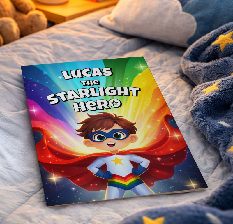 Personalised Starlight Hero Story Book for Boys