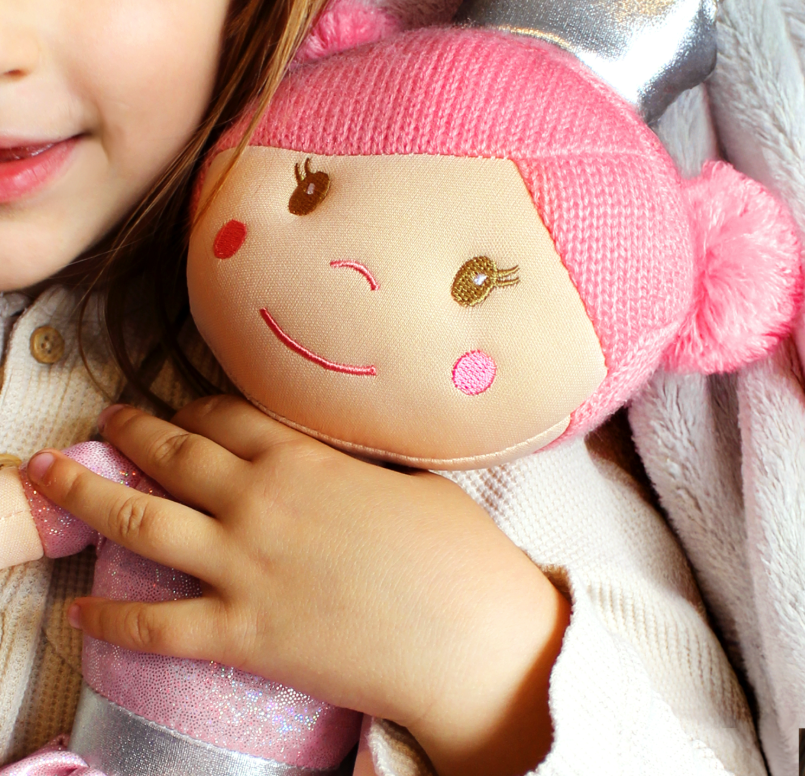Personalised Floral Princess Rag Doll