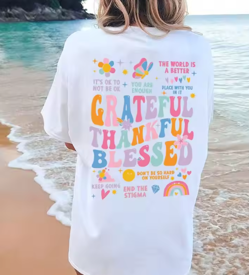 Grateful Thankful Blessed T-Shirt