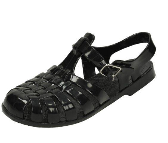 Girls Spot On Closed Toe Jelly Sandals