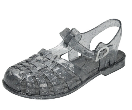 Girls Spot On Closed Toe Jelly Sandals