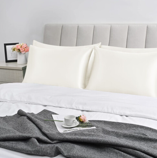Satin Silk Pillowcase For Hair & Skin Soft 2 Pack