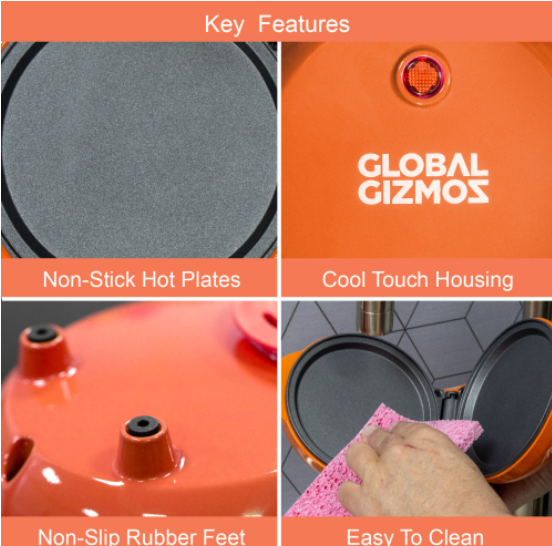 Mini Pancake Maker / Non-Stick Pan Plate