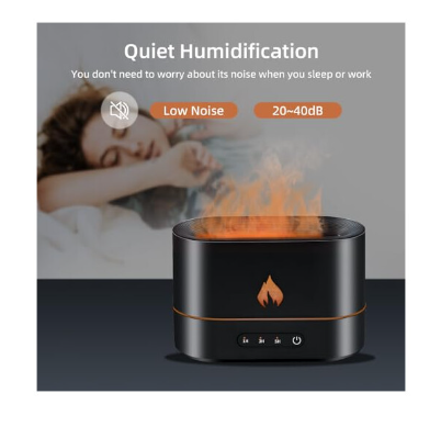 Flame Aroma Diffuser, Fragrance Essential Oil Diffuser