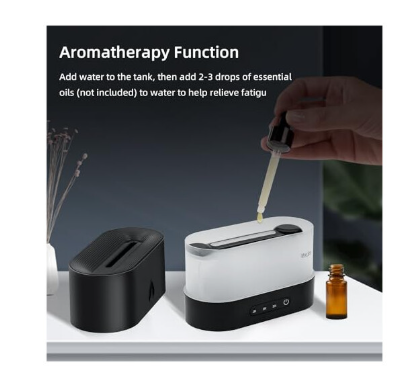 Flame Aroma Diffuser, Fragrance Essential Oil Diffuser