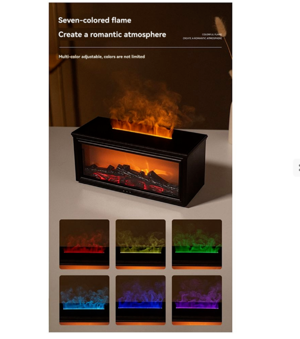 Fireplace Aroma Diffuser Flame Humidifier