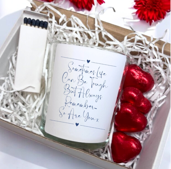 Sometimes Life Can Be Tough Candle Gift Set