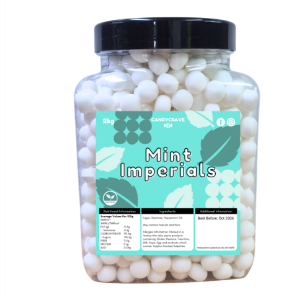 Mint Imperials 2kg Jar
