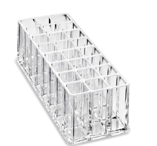 Organizer Acrylic Travel Perfume Holder Beauty Scent 24 Space
