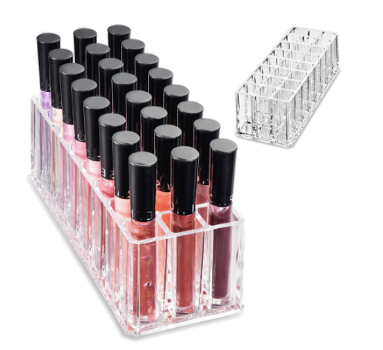 Organizer Acrylic Travel Perfume Holder Beauty Scent 24 Space