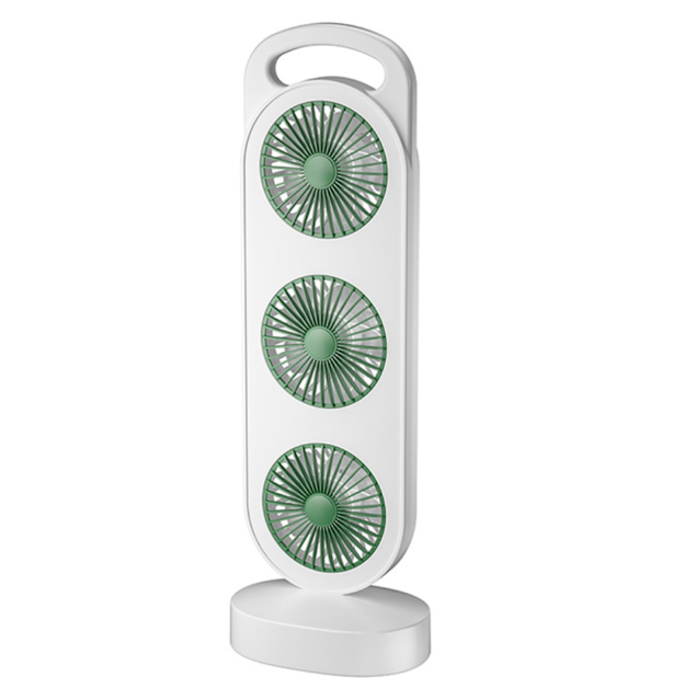 Triple Turbine USB Desk Fan with Silent Operation