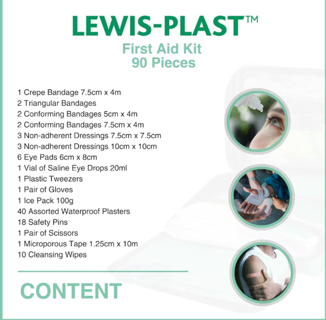 Lewis-Plast Premium First Aid Kit