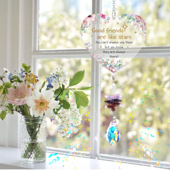 Friendship Gifts For Women, Crystal Suncatcher