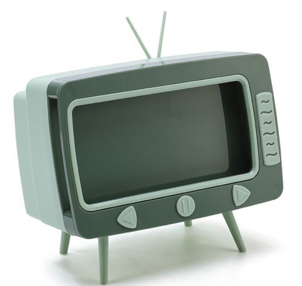Creative TV Tissue Box, Unique Design Multifunctional Phone Stand