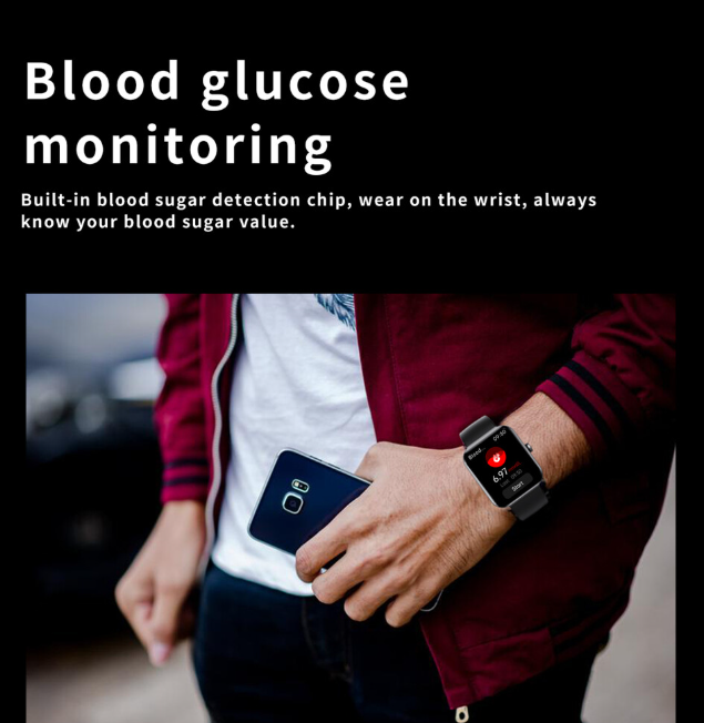 F57l Blood Glucose Monitoring Smartwatch
