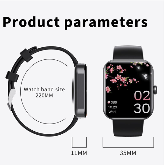 F57l Blood Glucose Monitoring Smartwatch