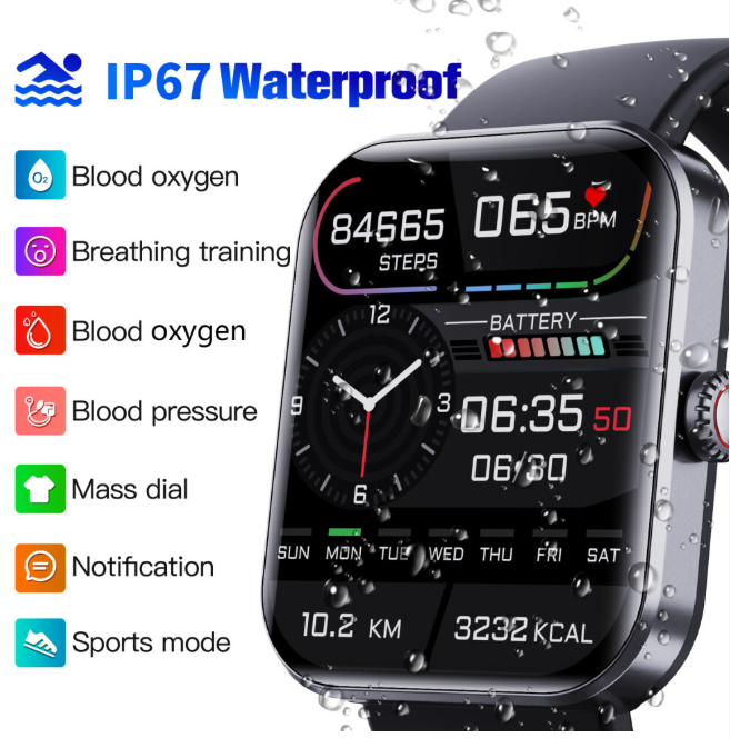 F57l Blood Glucose Monitoring Smartwatch