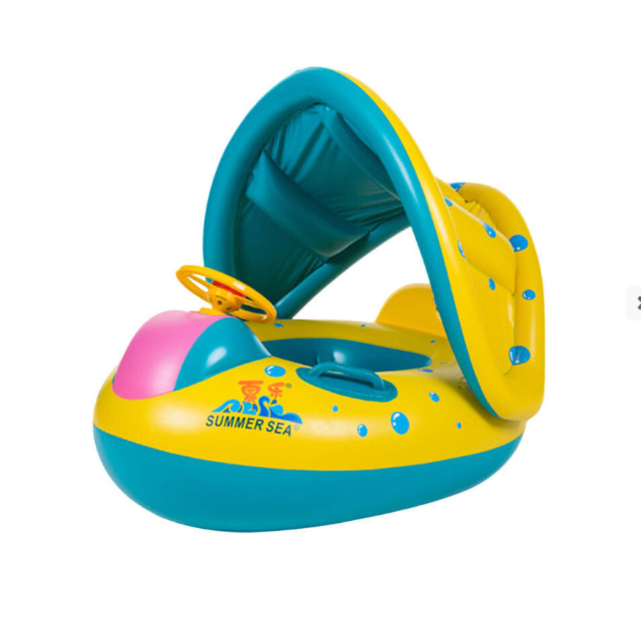 Shaded Toddler Swimming Pool Ring