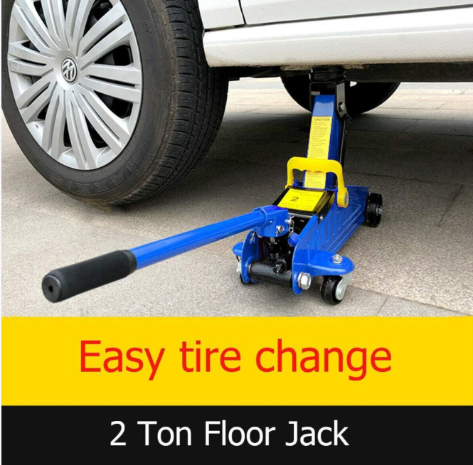 2 Ton Hydraulic Trolley Jack Car Wheel Jack Heavy Duty 2000KGS (4,000 pounds)