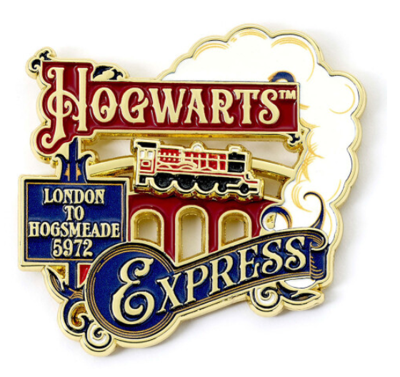 Harry Potter Hogwarts Express Sliding Pin Badge Official Licensed Product