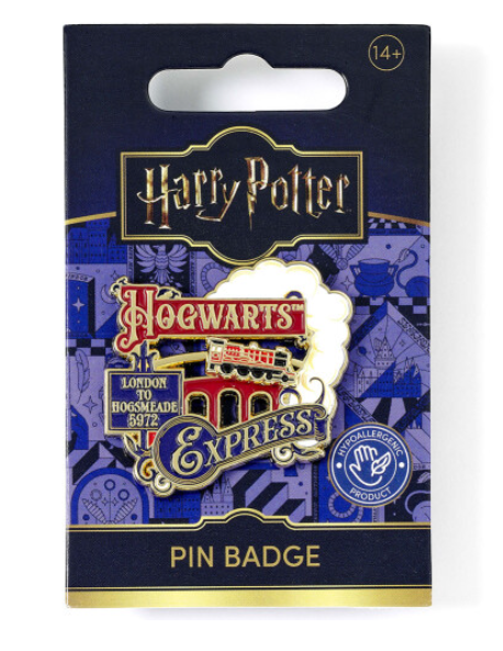 Harry Potter Hogwarts Express Sliding Pin Badge Official Licensed Product
