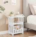 White Bedside Table