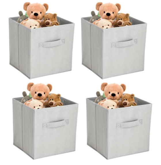 4x Foldable Storage Collapsible Folding Box