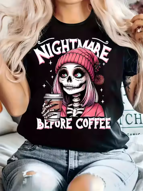 Nightmare Before Coffee T Shirt