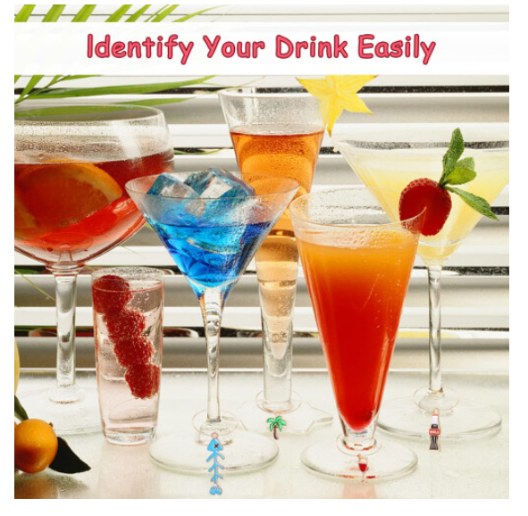 Beach Themed Drink Markers